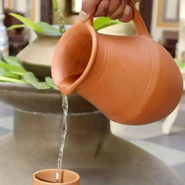 Handcrafted Terracotta Water Jug – Pure & Natural Cooling