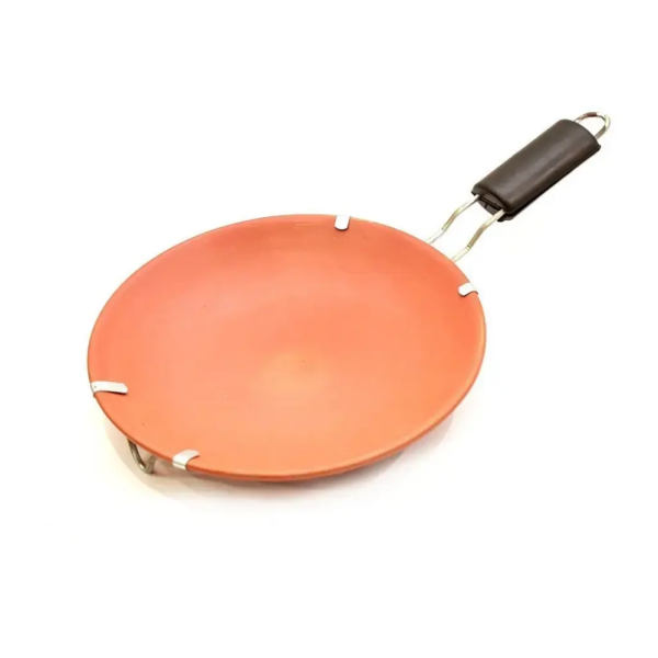 Traditional Terracotta Tawa - Handmade Clay Cookware