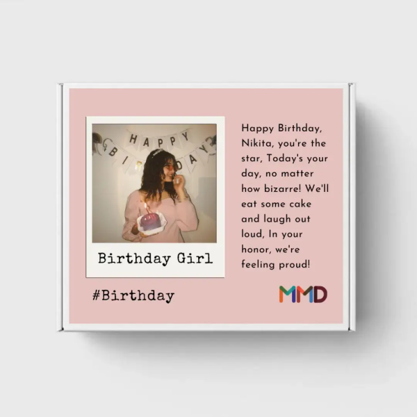Birthday Girl Gift Box - Personal Message (Customization Available)