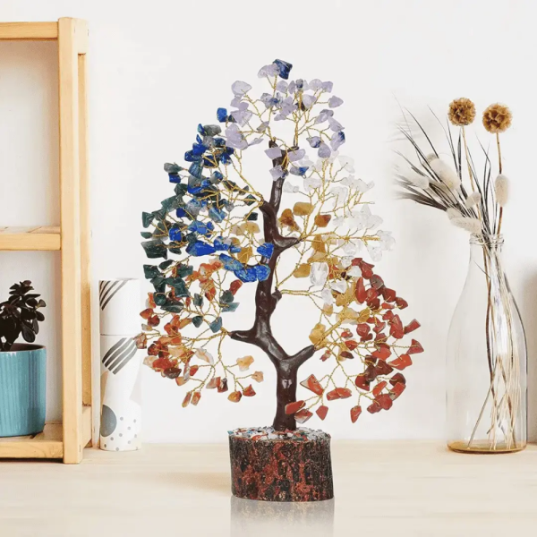 7 Chakras Crystal Tree