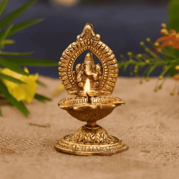 Ganesha Diya Oil Lamp