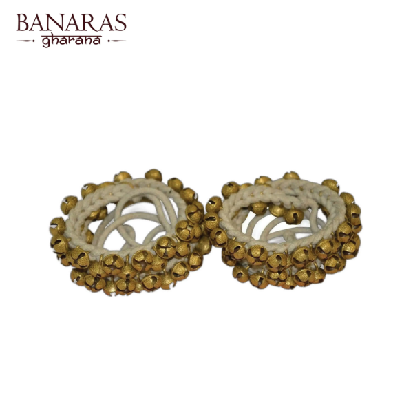 Ghungroo Pair Big Bells Cotton Cord Anklte Indian Traditional