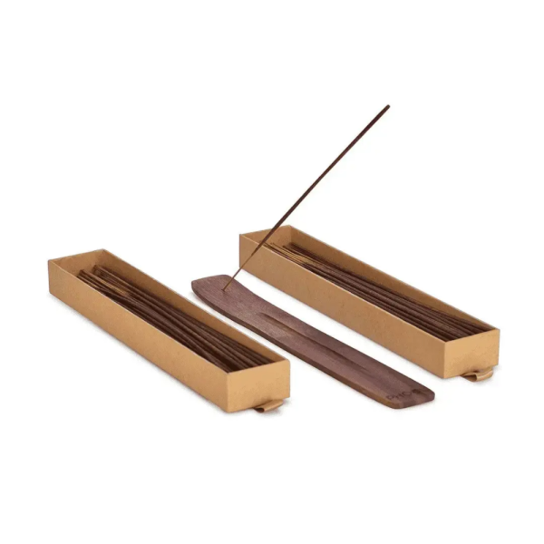 Phool Pack of 2 Organic Agarbatti Sticks - Tulsi & Jasmine (80 Sticks)