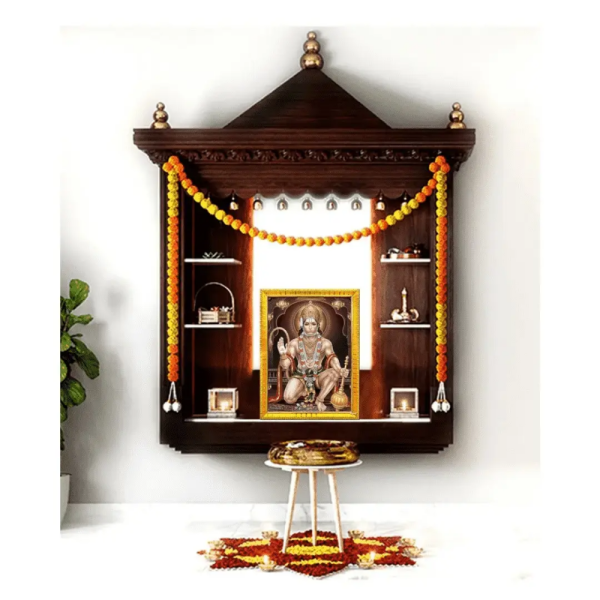 Hanuman Ji Golden Frame