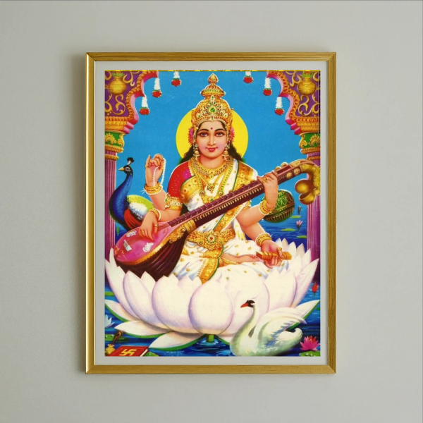 Saraswati Mata Photoframe