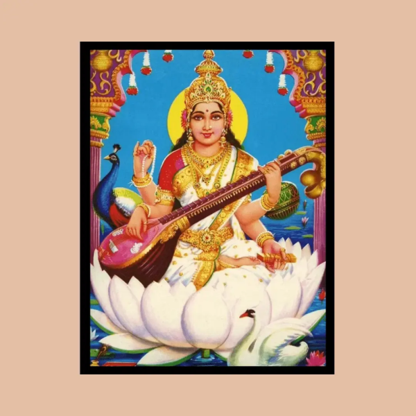 Saraswati Mata Photoframe