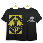 3 Aliens - Black Oversized Tshirt