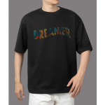 Dreamer - Black Oversized Tshirt