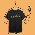 Dreamer - Black Oversized Tshirt