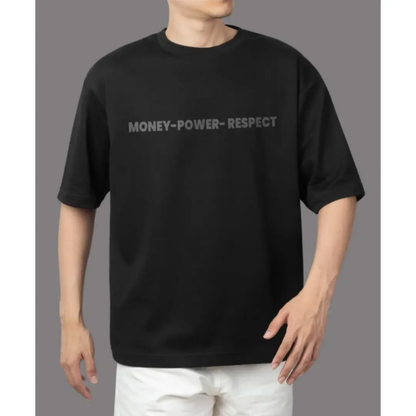 Respect - Black Oversized Tshirt