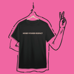 Respect - Black Oversized Tshirt