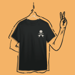 Rock N Roll - Black Oversized Tshirt