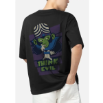 Think Evil - Black Oversized Tshirt