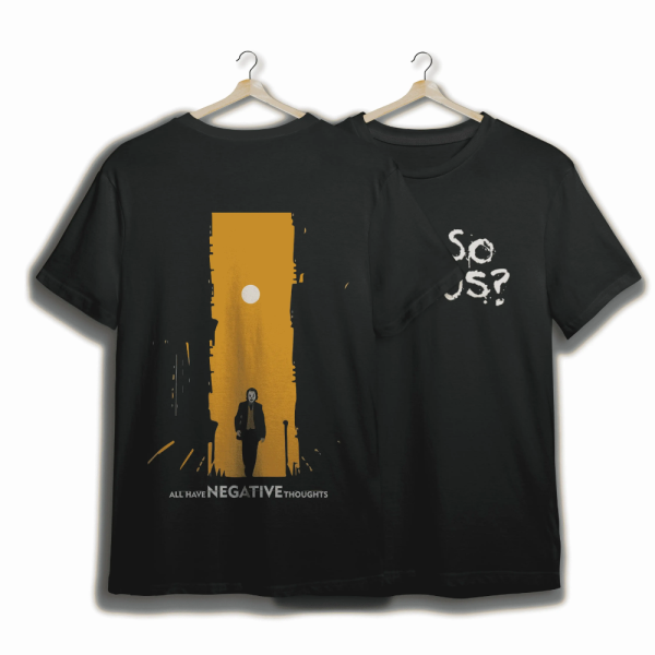 Why So Serious - Black Oversized Tshirt